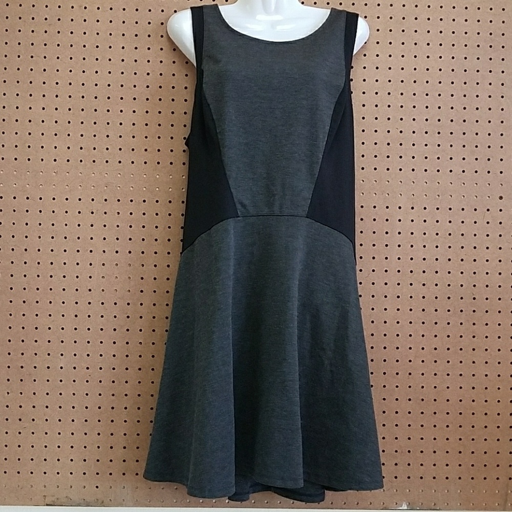 Black and Gray Dress